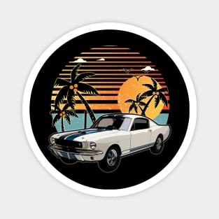 Ford Mustang Shelby GT350 1965 car sunset Magnet